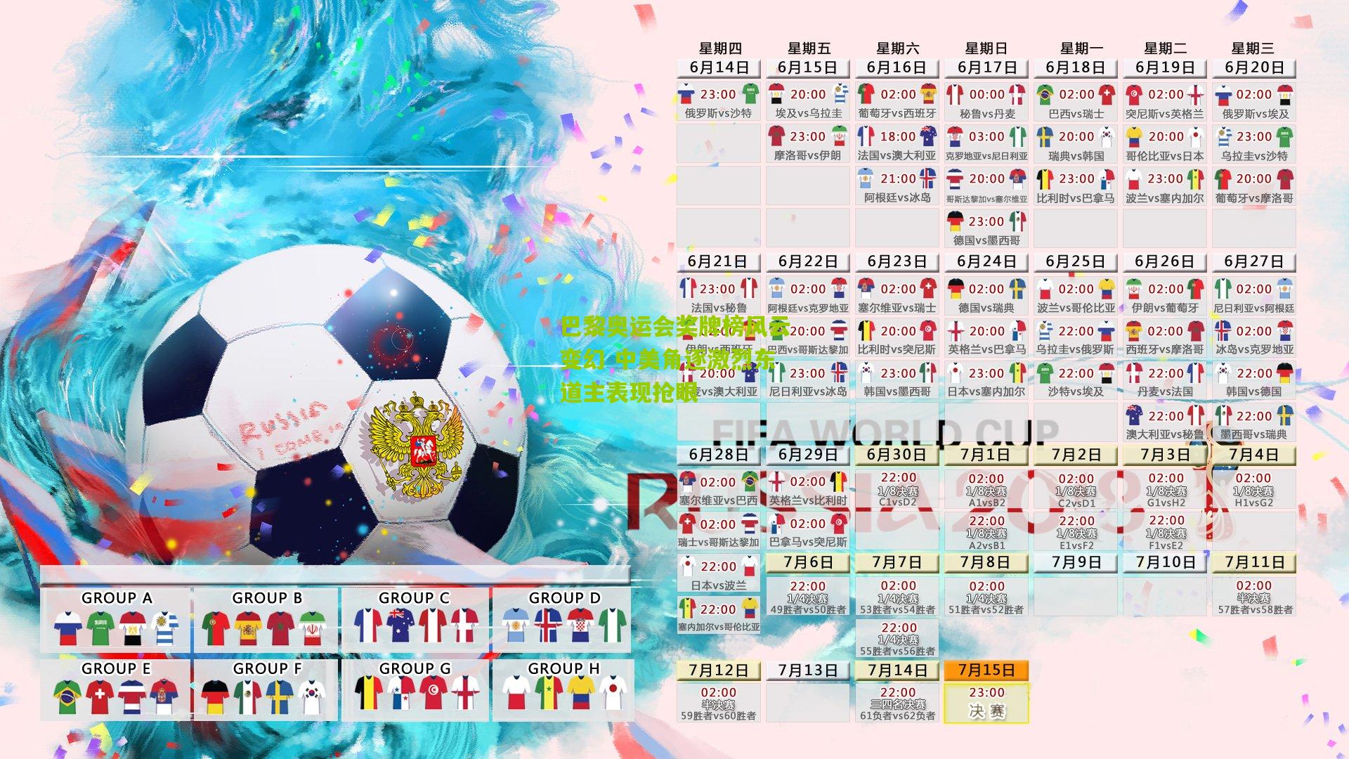 巴黎奥运会奖牌榜风云变幻 中美角逐激烈东道主表现抢眼